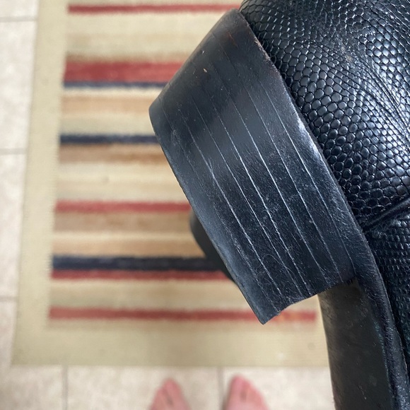 LUCCHESE MEN’S POINTED TOE BLK TEJU LIZARD - Picture 5 of 10